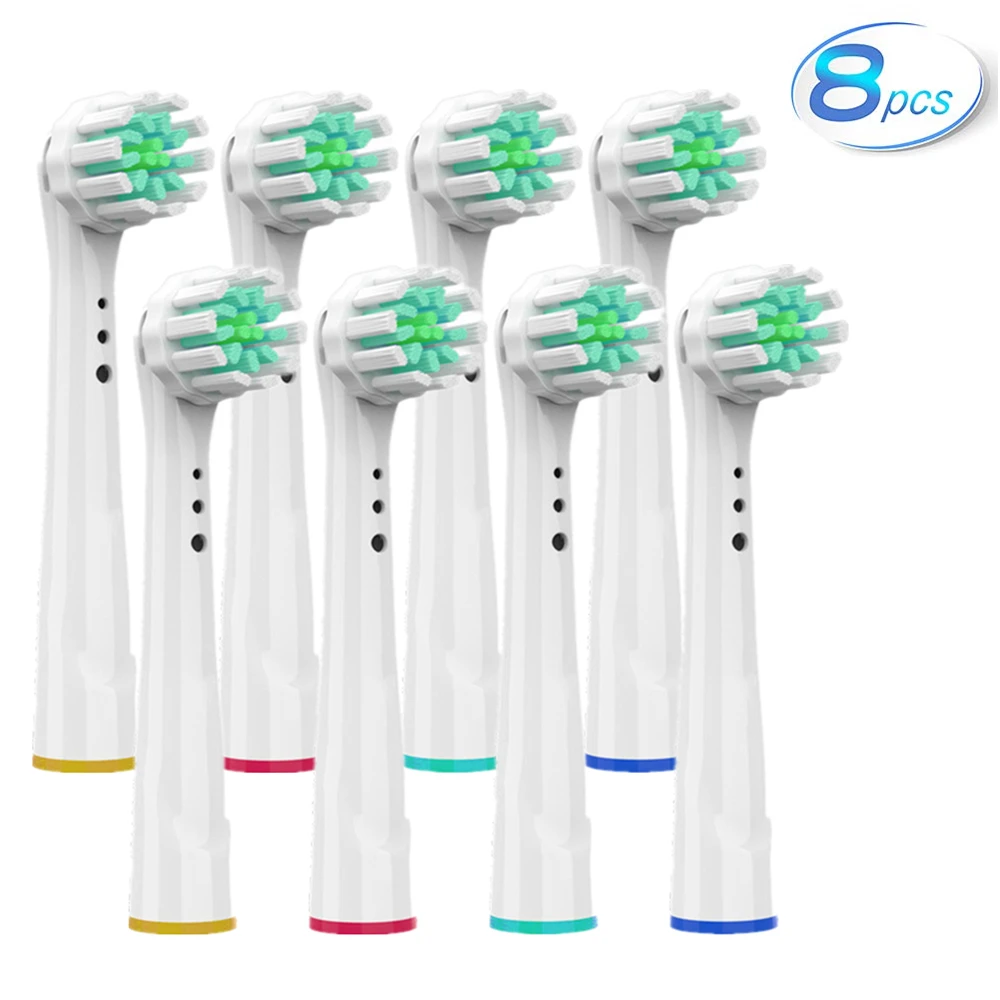

8pcs Precision Clean Replacement Toothbrush Heads For Oral B nozzles electric toothbrush Brush heads Pro Health/Triumph/3D Excel