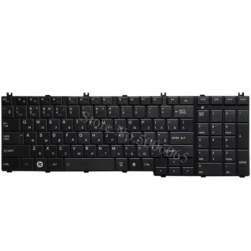 Новая русская клавиатура для ноутбука Toshiba Satellite L655 L655D C655 C655D C660 C660D C650D L650 C670 L650D L755 Клавиатура черного цвета