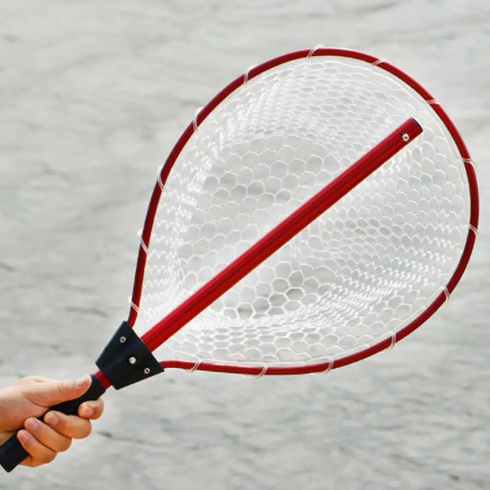 Fishing Net Anti-hook Silicone Fishing Net With Telescopic Aluminum Alloy Rod Outdoor Sports For Winter Fishing tools