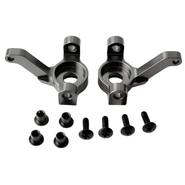 

2Pcs P860010 Aluminum Steering Arm Wheel Hub Carrier Steering Cup for RGT 86100 1/10 Simulation Crawler Cars Upgraded Parts
