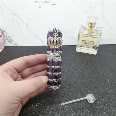 No 20 Духи Sub-bottled Алмазная инкрустированная ультратонкая бутылка-спрей стеклянная дорожная портативная увлажняющая косметический лосьон органайзер для хранения - Цвет: No 20