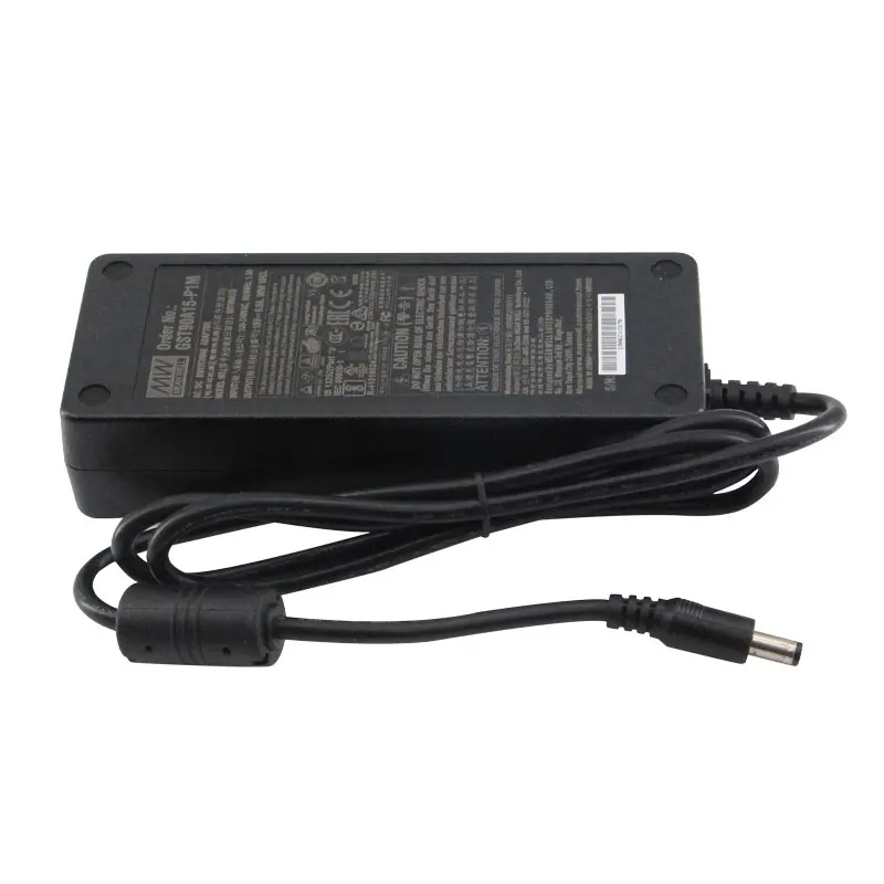 의미 잘 GST90A15-P1M 15V 607A90W meanwell 90W 데스크탑 스타일 AC 신뢰할 수있는 녹색 lndustrial 전원 어댑터