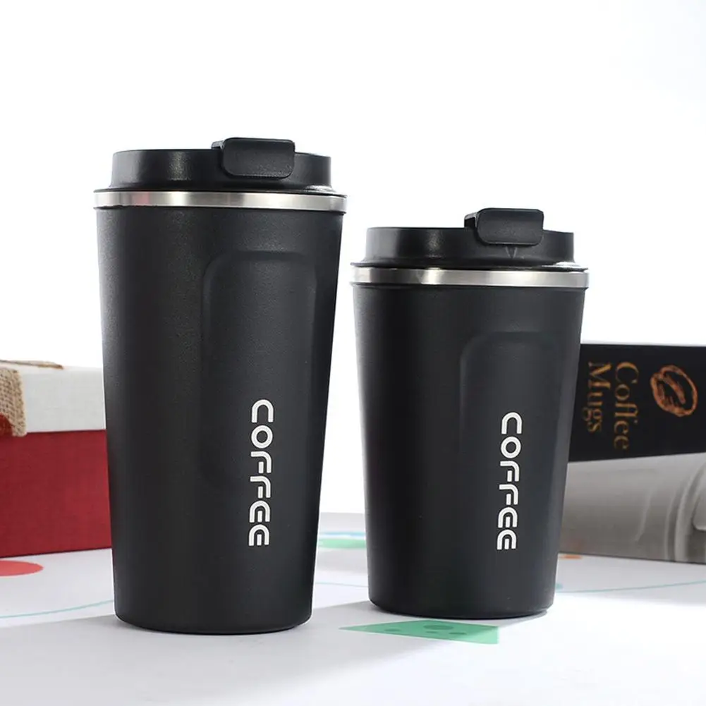 

Stainless Steel 380ml/510ml Thermo Cups insulated Mug Cups Vacuum Coffee Cup Innovative Hand-held Bottle for Car Everyday Use