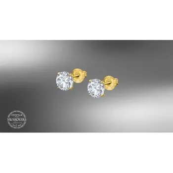 

LOTUS earrings LP2005-4/5 925mm gold plated and SILVER SWAROVSKY
