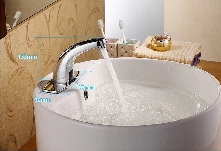 Automatic Touch Sensor Faucet Bathroom Hot and Cold Faucet Bathroom