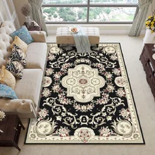 Европейский персидский художественный ковер с принтом для гостиной, спальни, противоскользящий напольный коврик, классический ковер для кухни