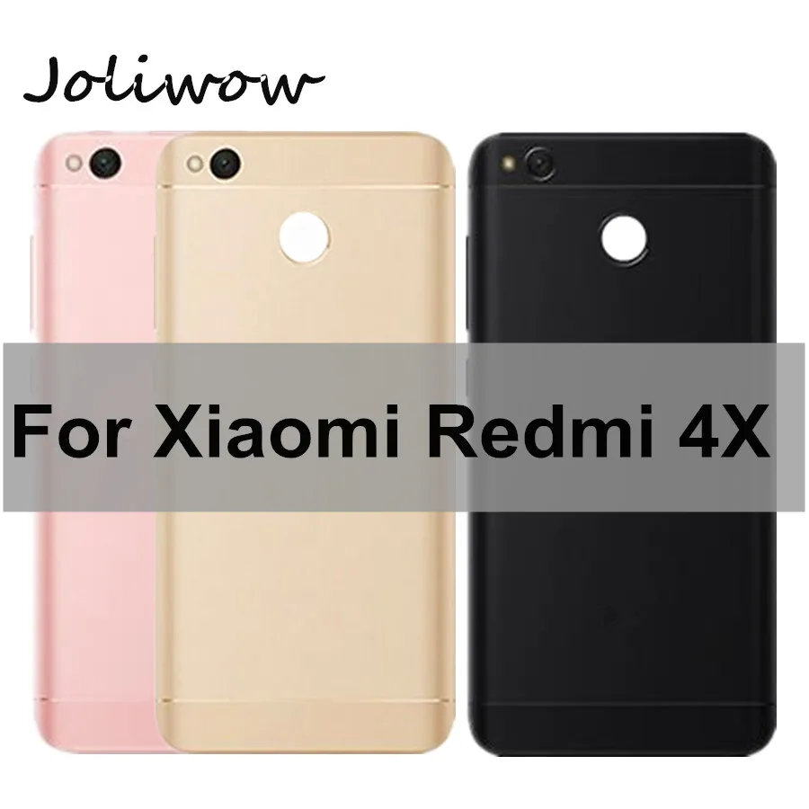 Металлическая задняя крышка батарейного отсека для Xiaomi Redmi 4X боковые клавиши
