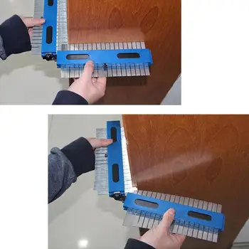 

Extended Measurement Profiling Tool Versatile Woodworking Tool Profile Gauge Irregular Contour Profiling Gauge Tool Accessories