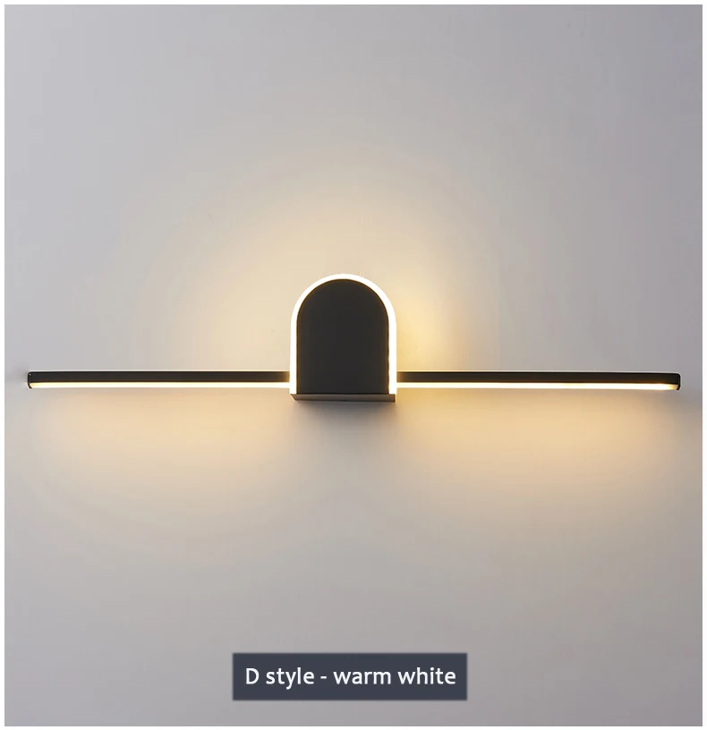 Зеркальный светильник светодиодный настенный светильник для макияжа зеркальный светильник s светодиодный туалетный светильник s Настенный светильник водонепроницаемый светильник для зеркала ванной комнаты шкаф лампа