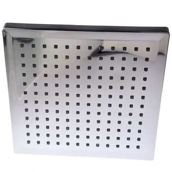 

8 Inch Single Function Temperature Sensitive Rainfall LED Shower Head, Chrome