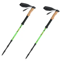Алюминиевый сплав 7075 трехсекционный Внешний замок альпеншток углеродное волокно Спорт на открытом воздухе альпеншток
