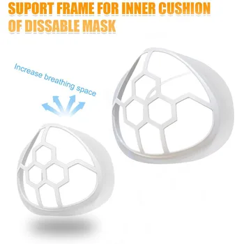 

1/10pc Comfortable Breathable Non-Stick Iipstick Inside The masks Holder Reusable Face maskss Bracket Increases Breathing Space