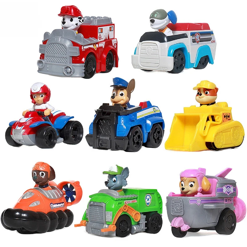 Paw Patrol собака игрушка полный командный центр самолет яхта паром Marshall щебень Чейз Скай Райдер патрула Kainina фигурка лапа игрушка