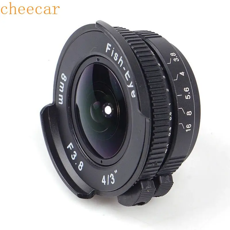 Cheecar-8mm f3.8 руководство широкоугольный объектив рыбий глаз для olympus m43 mft omd em5