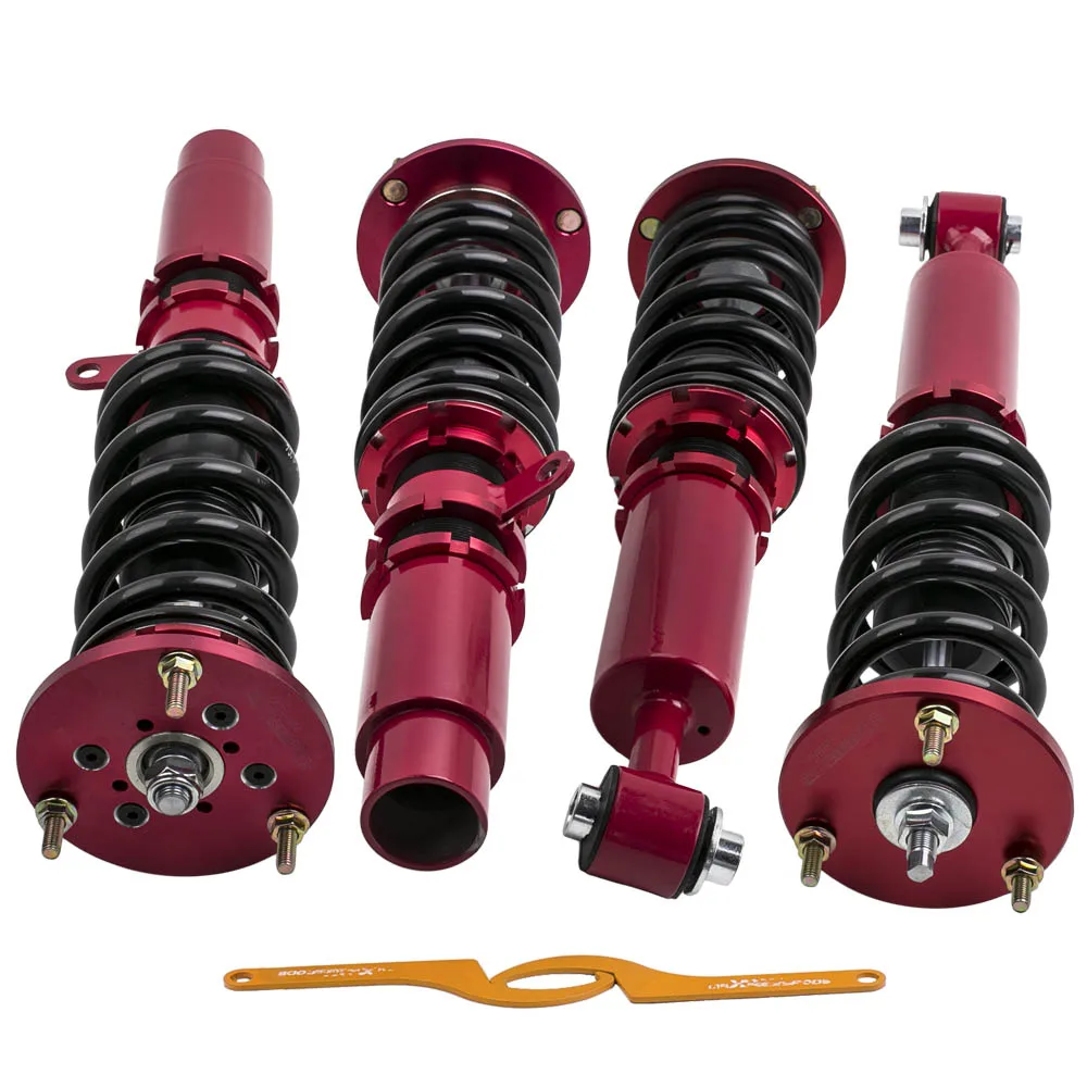 maxpeedingrods Coilovers For BMW 5 Series E60 Sedan 2004-2010 523 525 528 530 Struts Suspension Damper Force Top Hat Mount | Автомобили и