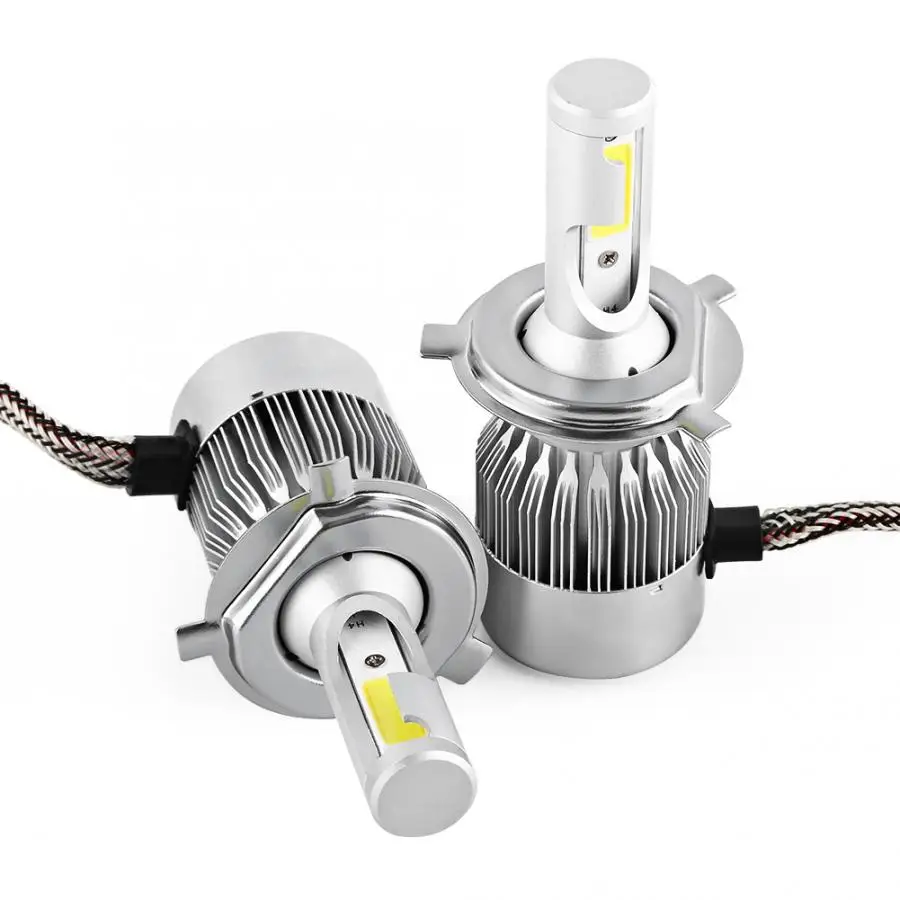 2 шт. H4, H7, H8/H9/H11, 880/881/H27, 9005(HB3, H10) C9 55 Вт 9 V-30 V 4600 световой поток галобный фонарь COB фары для автомобиля