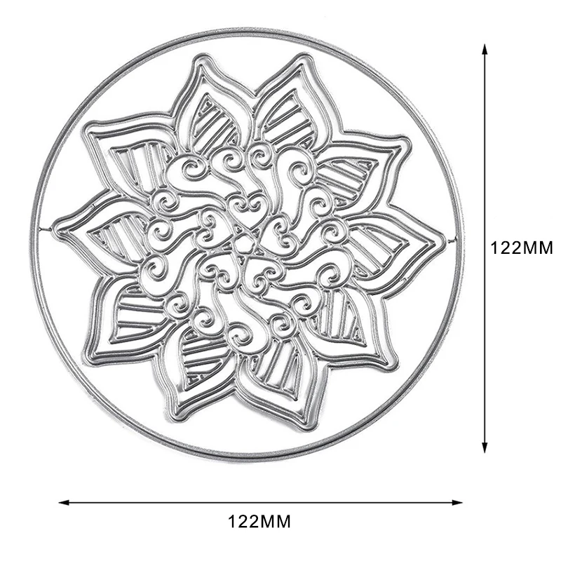 YaMinSanNiO цветочный каркас металлические режущие штампы для поделок Скрапбукинг изготовление открыток фотоальбом декоративное тиснение DIY ремесло трафарет