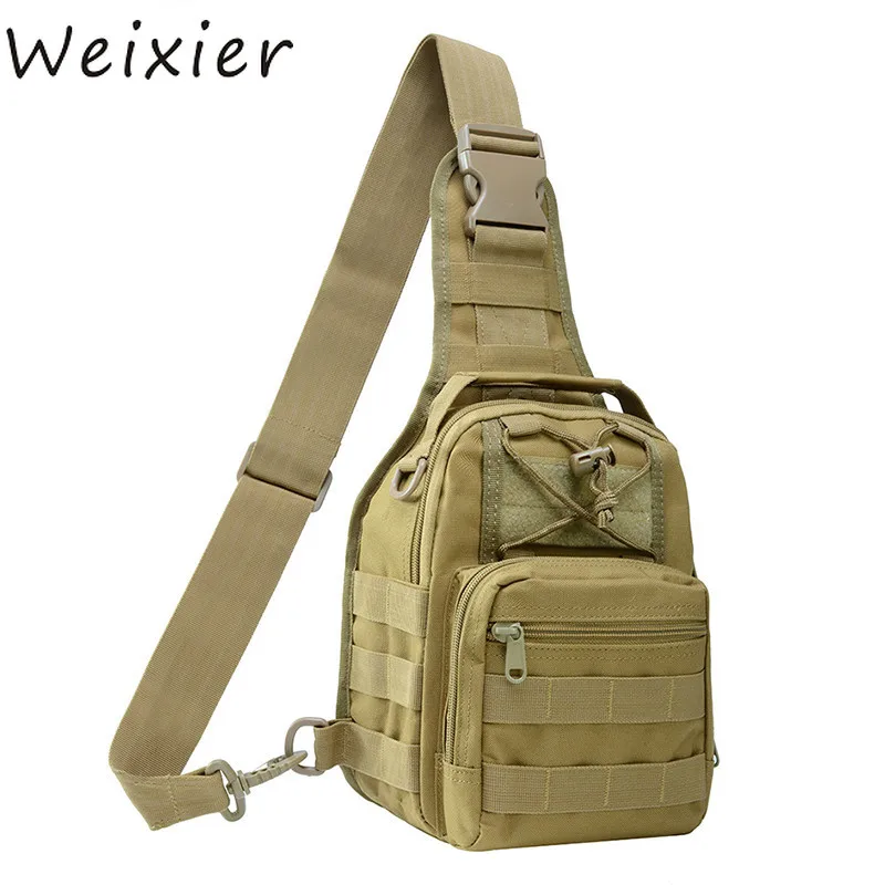 Мужская военная сумка WEIXIER тактические нагрудные сумки унисекс модные