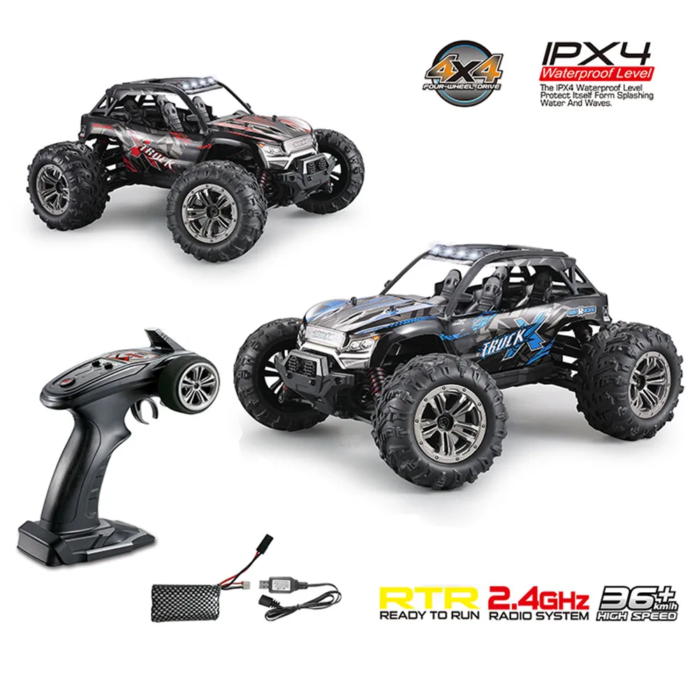 Xinlehong 9137 1/16 2 4G 4WD 36 км/ч Радиоуправляемая машина со светодиодный светильник кой