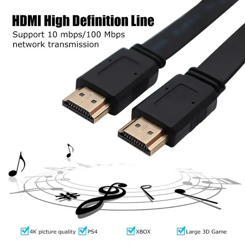 HDMI 1,4 кабель штекер до 1080P HDMI 2,0 Мужской кабель HD конверсионная линия hd-конвертер HDMI кабель для передачи данных для ТВ проектор сплиттер