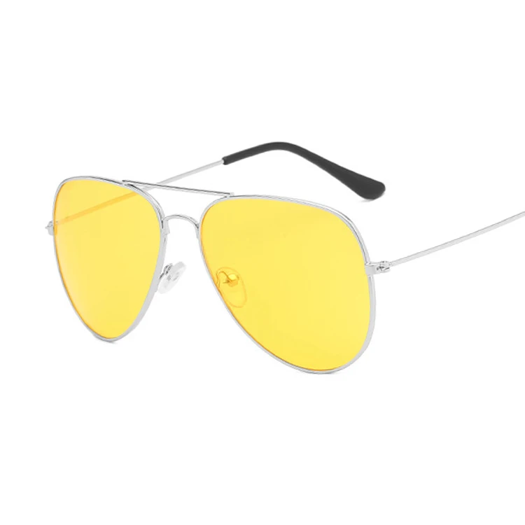 Classic Pilot Sunglasses Woman Fashion Brand Designer Sun Glasses Male Mans Colorful Mirror Aviation Metal Frame Driving Oculos womens ray bans Sunglasses