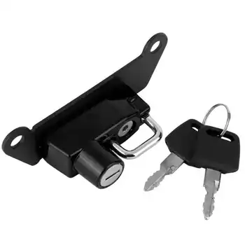 

Aluminium Alloy Helmet Lock Motorcycle Lock Mount Anti-Theft Helmet Hook Left Side Fits for RC125 RC390 RC250