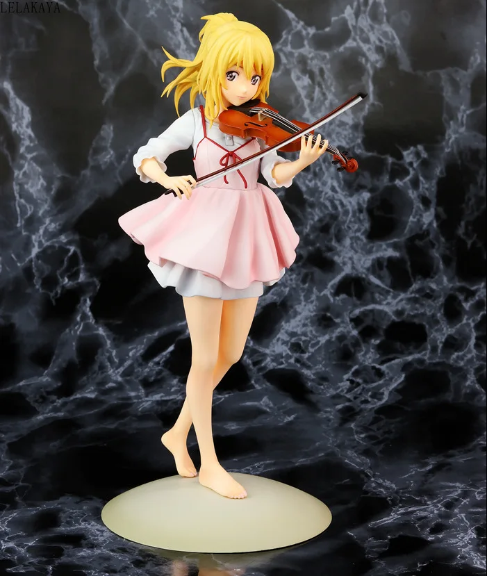 

New arrival Anime Your Lie In April Kaori Miyazono Violin Uniform Ver Cartoon Doll PVC Action Figure Collectible Model Toys Gift
