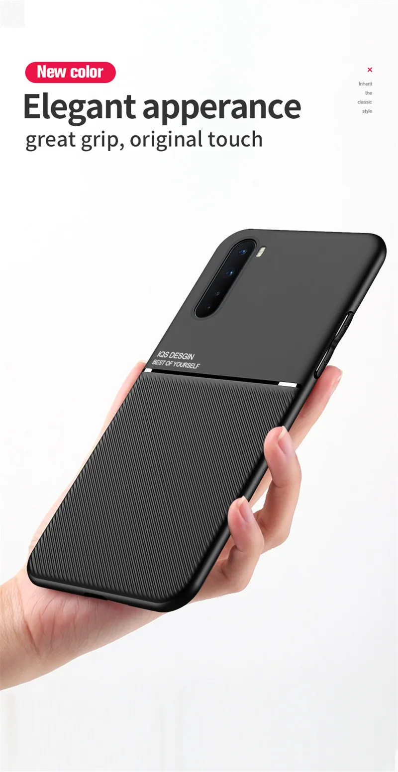 עבור Oneplus Nord מקרה Ultra Slim עור מגנטי רכב מחזיק צלחת טלפון מקרה עבור אחד בתוספת 9 פרו 7 7T 8 8T Oneplus8T חזרה כיסוי leather iphone 11 Pro Max case