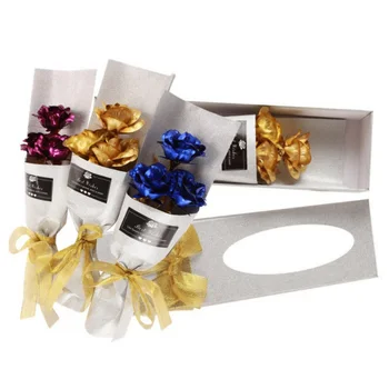 

NewGold Roses Bouquet Upscale Immortal Flowers Forever Gifts For Her Valentine's Day Anniversary Wedding Mothers Day Birthday