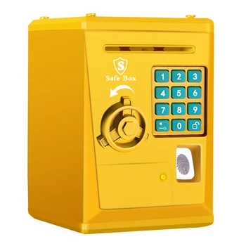 

Coin Safe Money Box Piggy Bank for Kids Saving Mini Atm Machine Paper Hidden Money Box Alcancia Electronica Home Decor DB60CQ