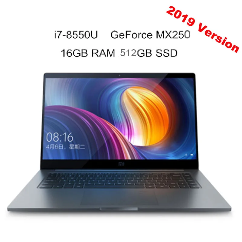 i7 MX250 16GB 512GB Xiaomi mi ноутбук Тетрадь Pro 15,6 дюймов Windows10 Intel 4 ядра I5/I7 1,8 ГГц 16G 256 отпечатков пальцев NVIDIA MX250 Ga mi нг ноутбук - Цвет: i7 MX250 16GB 512GB