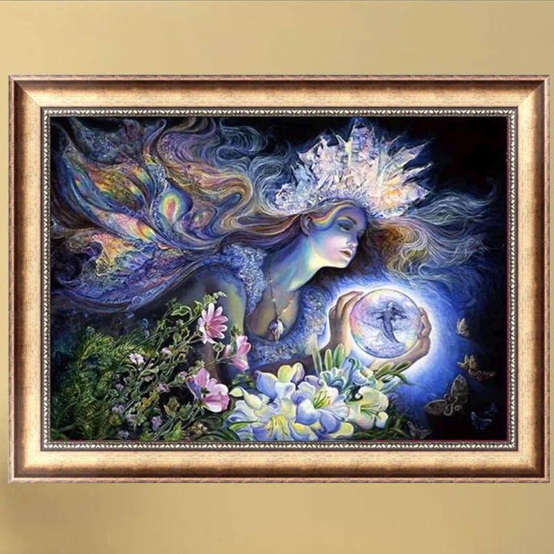 

DIY 5D Diamond Beauty Resin Embroidery Painting Cross Stitch Kit Home Decor Q6PE