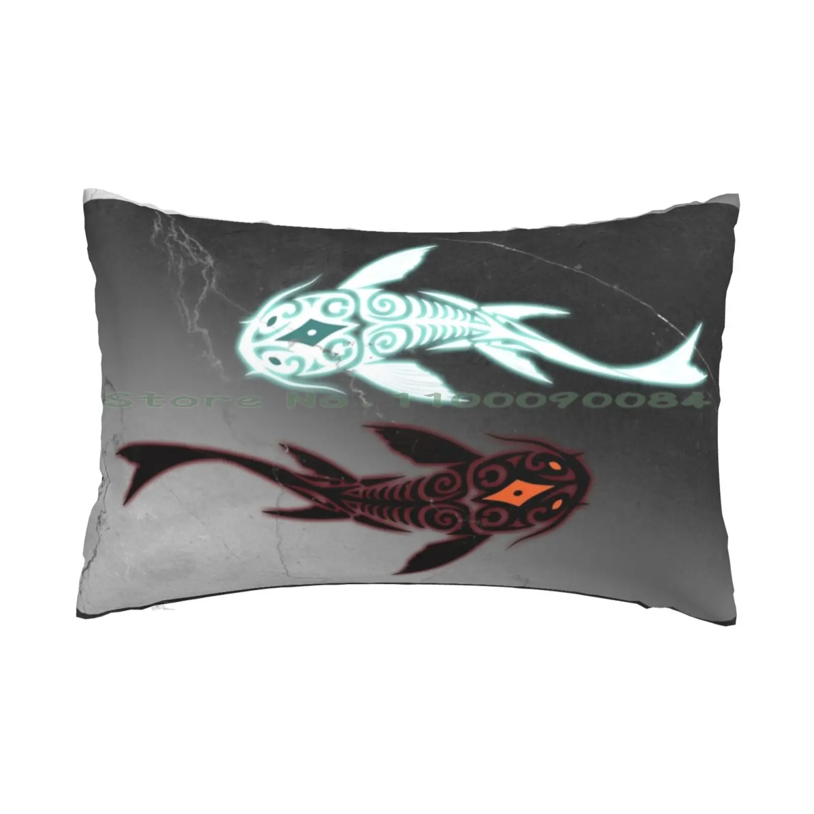 

- Tui & La ( Raava / Vaatu ) V2 Pillow Case 20x30 50*75 Sofa Bedroom Raava Vaatu Koi Tui Yin Yang The Last Airbender