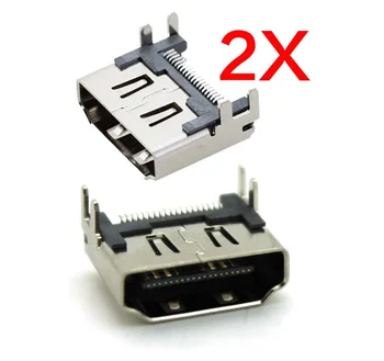 

2pcs Original NEW For Sony PlayStation PS 4 Display HDMI Socket Jack Connector For PS4 Fat Console HDMI Port Replacement