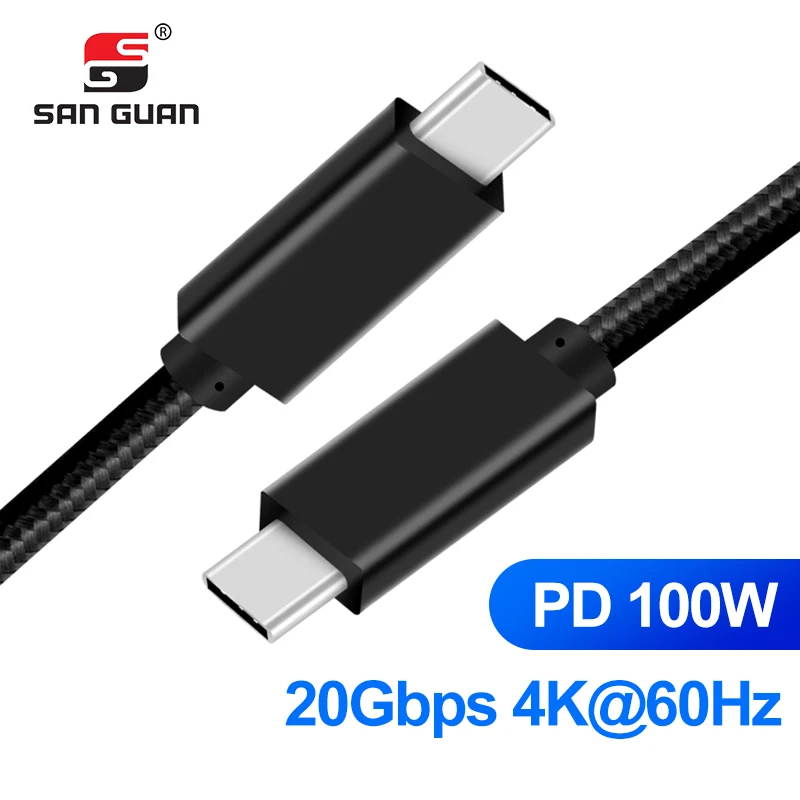 20 гбит/с USB3.2 Gen2X2 кабель для Samsung SSD X5 совместимый с Thunderbolt 3 PD100W 4K Vide Macbook Pro|Кабели