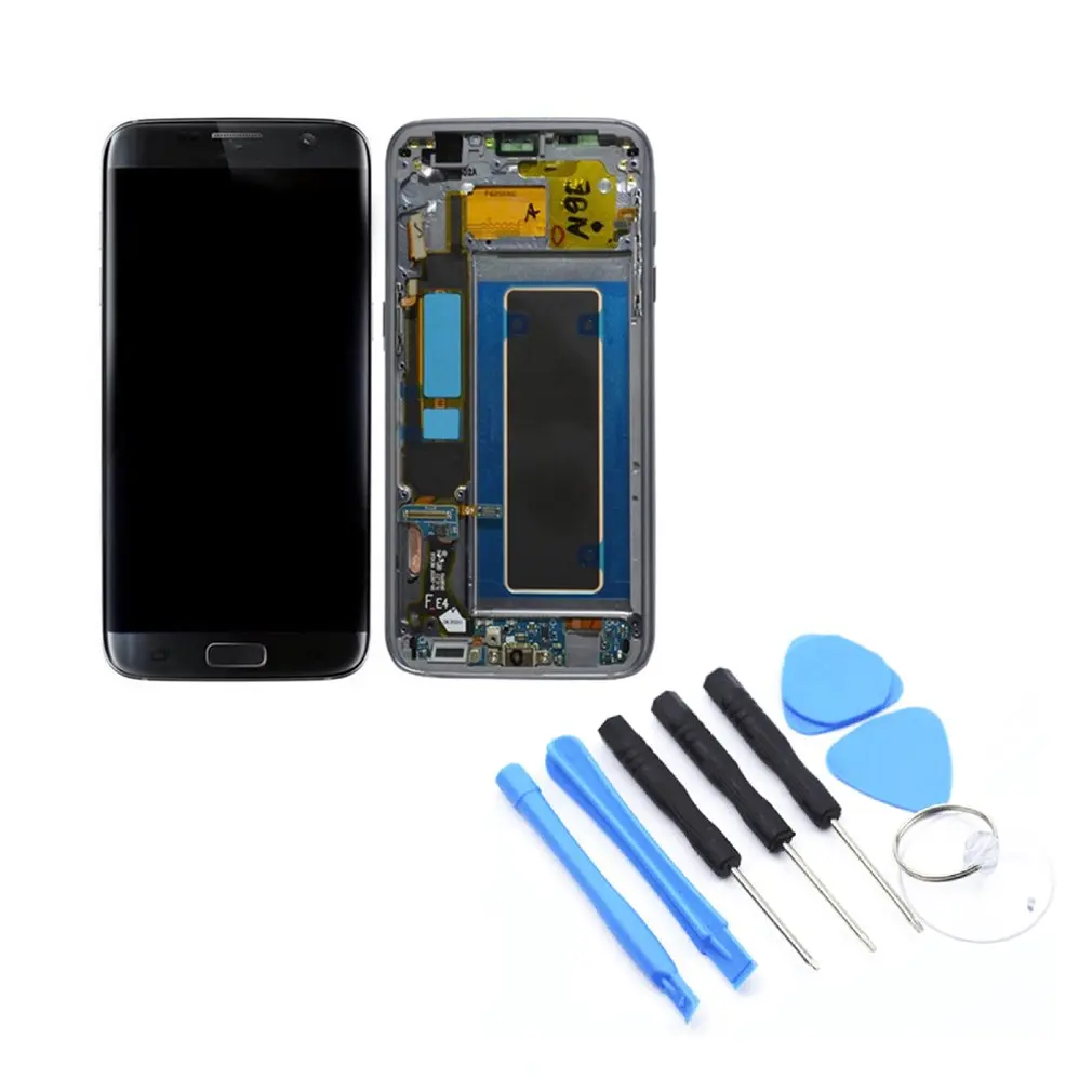 

For Samsung Galaxy S7 Edge G935F LCD Display Digitizer Assembly Frame Mobile Phone Replacement Parts