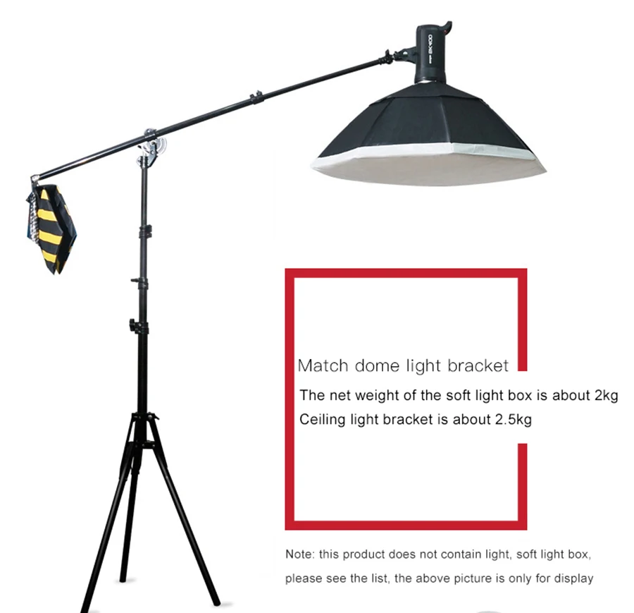 MAMEN 50/120/200 см складной светильник подставка для фотосъемки Штатив для осветительного прибора винт 360 градусов Камера телефон держателя для телефона