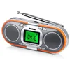 Degen DE23 3-in-1 Rechargeable AM/FM Shortwave Radio with Dual Speakers, Portable Speaker & MP3 Player with Micro SD Card Reader ► Photo 3/6