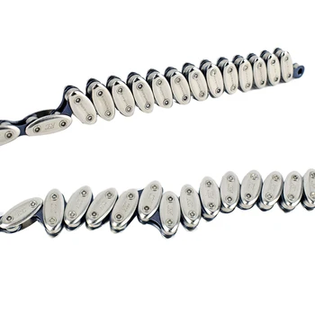 

VG Sports Single Speed Ultra Light Chain with "FSC" Lettering Fixed Olive Rust High Performance Bicycle Chain