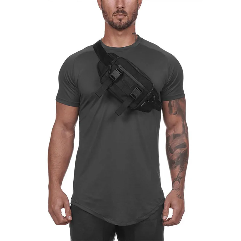 Многофункциональный Droppable Key Clothes поясные сумки для мужчин спортивный карман Мужская нагрудная сумка поясная сумка на плечо аксессуары для улицы