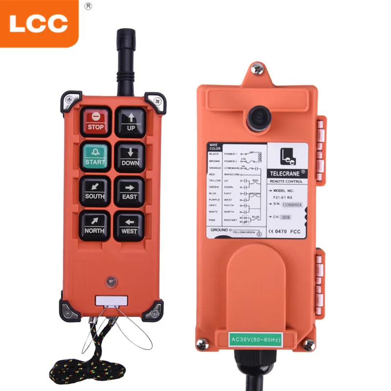 

LCC Brand f21-e1b wireless remote control electric hoist radio overhead crane