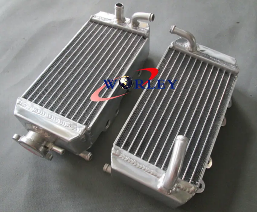 Алюминиевый гоночный радиатор+ красный шланг для HONDA CRF150R CRF 150R CRF150 07- 14 2009 2010 2011 2012