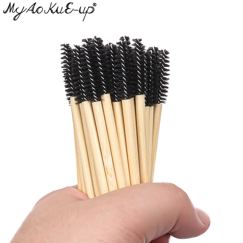 Wooden Makeup Mascara Brushes Wand Disposable Cosmetic Makeup Eyebrow Brush Applicator Eyelash Extension Cosmetic Brushes Tools makeup brush set,makeup brush,lip brush,eyelashes brush,facial mask brush,eyelash removal brush,eyelash cleaner brush,eyelash brush,makeup tool set,makeup tool