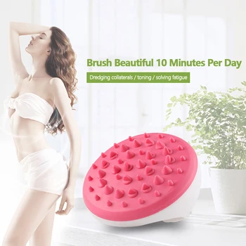 

Bath Shower Body Anti Cellulite Massager Brush Glove Full Body Meridian Massage Small Head Meridian Massage Brush Comb