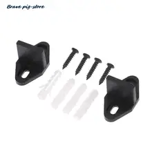 

2set Sliding Door Floor Guides Closet Door Guide Mounted Bottom Track Guide