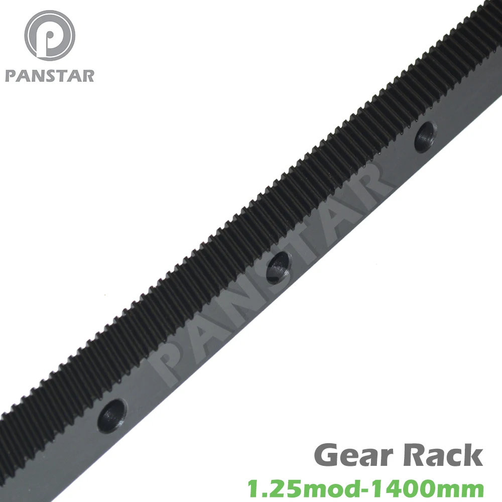 

PANSTAR 1.25mod Modulus 1.25M Gear Rack Right Left Helical Teeth 1400mm Engraving Machine High Precision CNC Components DIY Part
