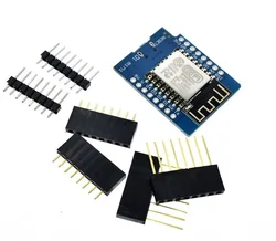 WeMos – carte de développement WIFI CH340 V2 USB ESP 12F CH340G, Mini NodeMCU Lua IOT, 3.3V avec broches D1 Mini ESP8266 ESP 12 