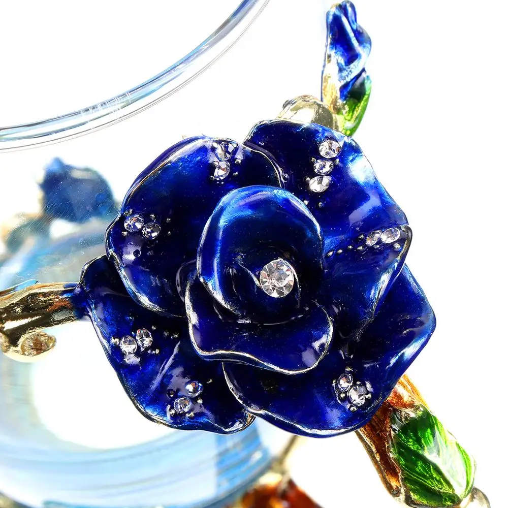 Новинка 2019 эмалированная кофейная чашка цветок фотоэлемент для горячих и