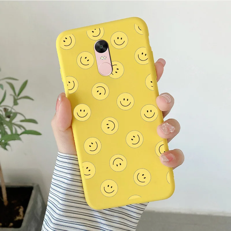 Matte Silicone Soft TPU Shell For Xiaomi Redmi Note 4 4x Note 5Pro Note 5A Cartoon Butterfly Shell For Redmi Note5a Phone Cover cell phone lanyard pouch Cases & Covers