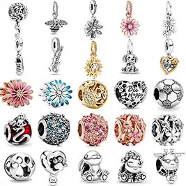 2020-Spring-New-925-Sterling-Silver-Beads-Sparkling-Daisy-Flower-Rabbit-Charms-fit-Original-Pandora-Bracelets